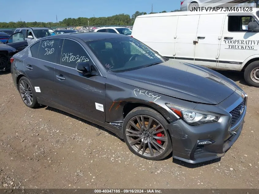 JN1FV7AP7JM461628 2018 Infiniti Q50 3.0T Red Sport 400