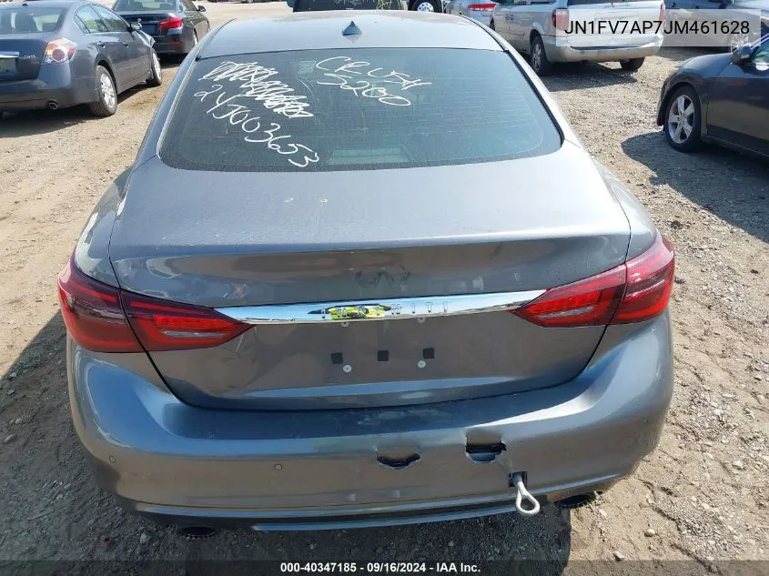 JN1FV7AP7JM461628 2018 Infiniti Q50 3.0T Red Sport 400