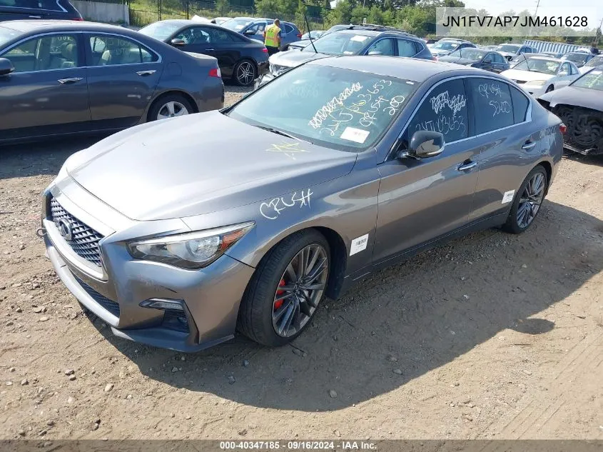 2018 Infiniti Q50 3.0T Red Sport 400 VIN: JN1FV7AP7JM461628 Lot: 40347185