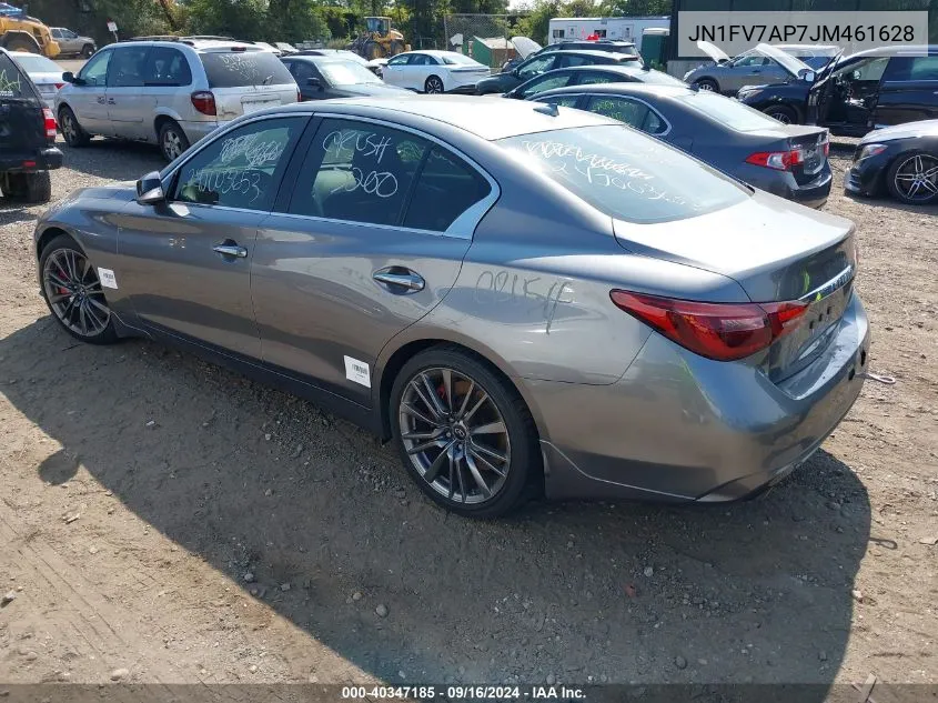 JN1FV7AP7JM461628 2018 Infiniti Q50 3.0T Red Sport 400