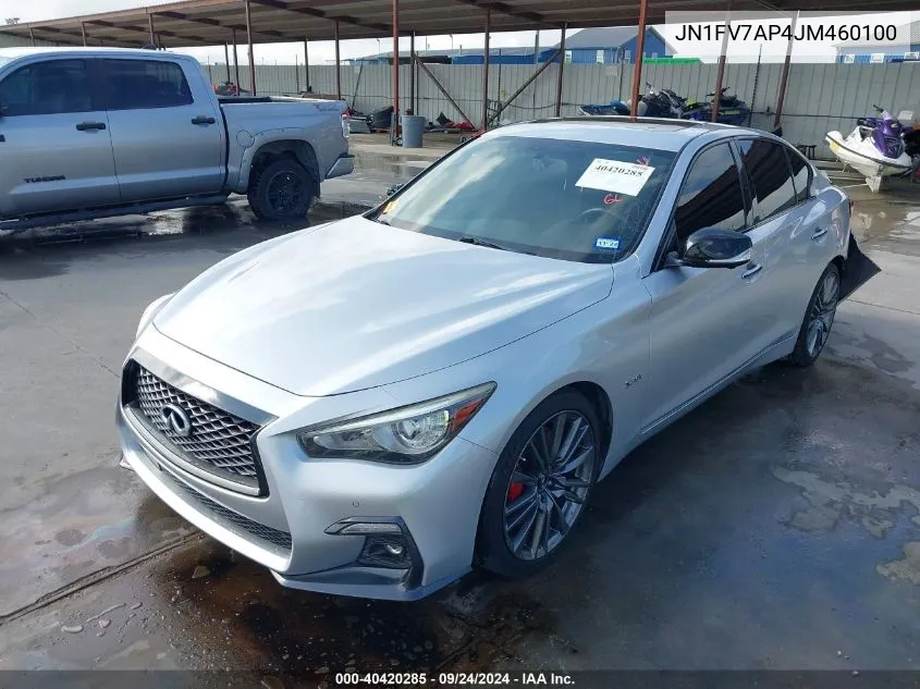 2018 Infiniti Q50 Red Sport 400 VIN: JN1FV7AP4JM460100 Lot: 40420285