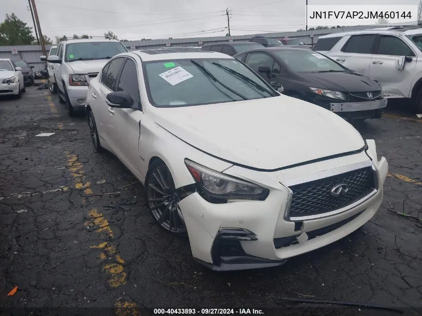 JN1FV7AP2JM460144 2018 Infiniti Q50 Red Sport 400