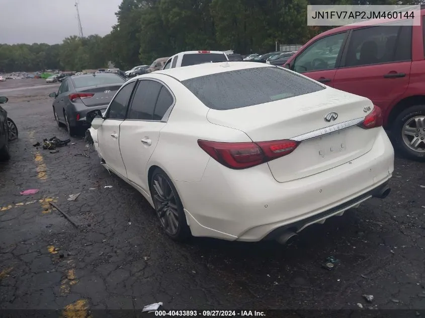 JN1FV7AP2JM460144 2018 Infiniti Q50 Red Sport 400