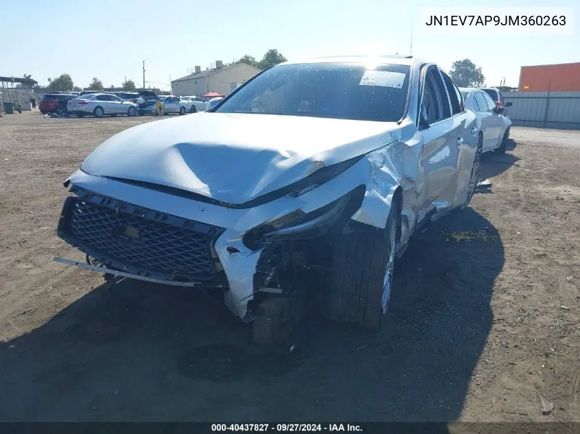 JN1EV7AP9JM360263 2018 Infiniti Q50 3.0T Luxe