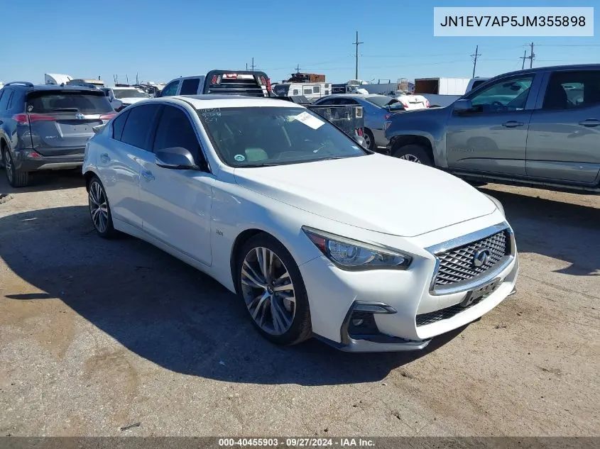 JN1EV7AP5JM355898 2018 Infiniti Q50 3.0T Sport