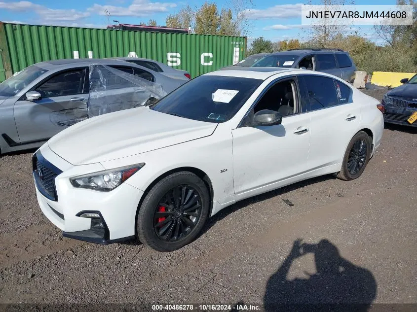 JN1EV7AR8JM444608 2018 Infiniti Q50 3.0T Luxe