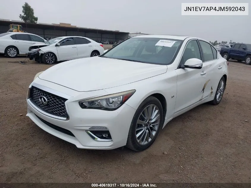 JN1EV7AP4JM592043 2018 Infiniti Q50 3.0T Luxe