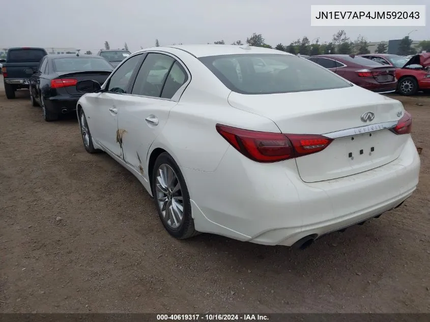 JN1EV7AP4JM592043 2018 Infiniti Q50 3.0T Luxe