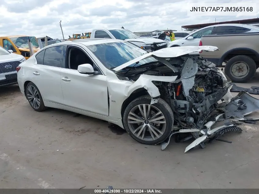 2018 Infiniti Q50 3.0T Sport VIN: JN1EV7AP7JM365168 Lot: 40629398