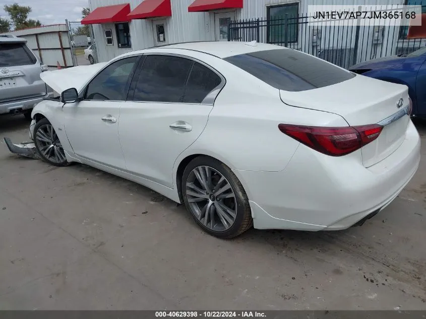 2018 Infiniti Q50 3.0T Sport VIN: JN1EV7AP7JM365168 Lot: 40629398