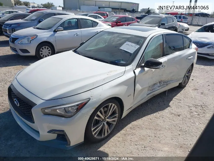 2018 Infiniti Q50 3.0T Sport VIN: JN1EV7AR3JM441065 Lot: 40629571