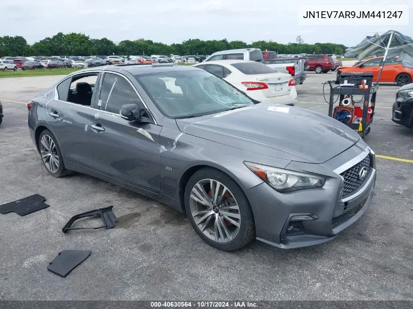 JN1EV7AR9JM441247 2018 Infiniti Q50 3.0T Sport