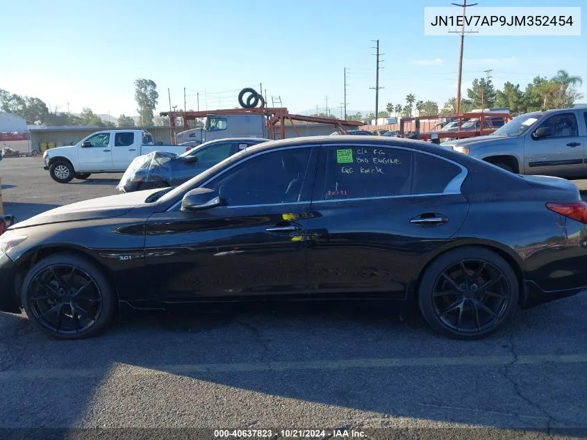 JN1EV7AP9JM352454 2018 Infiniti Q50 3.0T Luxe