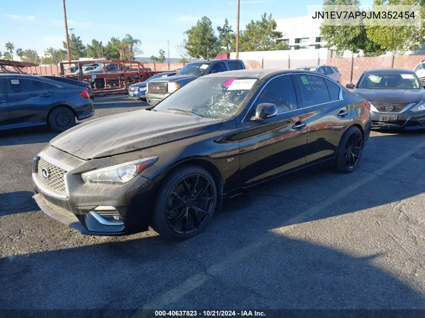 JN1EV7AP9JM352454 2018 Infiniti Q50 3.0T Luxe