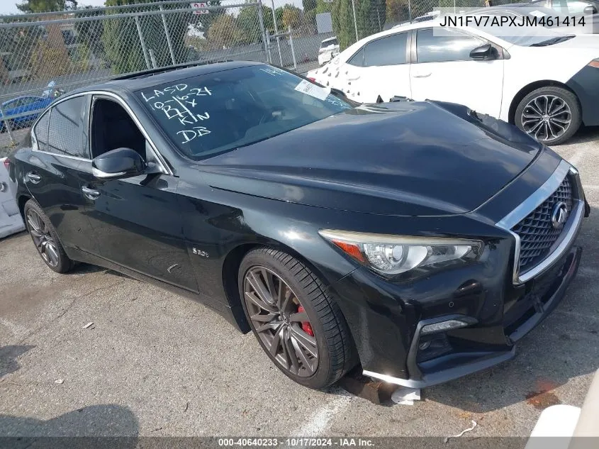 JN1FV7APXJM461414 2018 Infiniti Q50 3.0T Red Sport 400