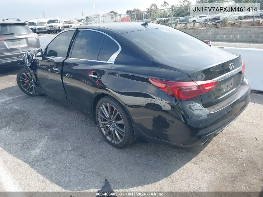 JN1FV7APXJM461414 2018 Infiniti Q50 3.0T Red Sport 400