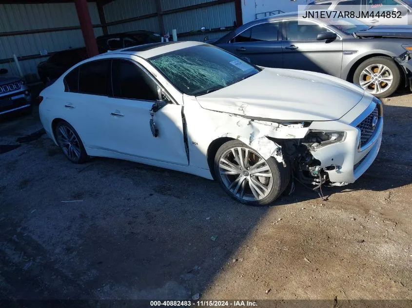 2018 Infiniti Q50 3.0T Sport VIN: JN1EV7AR8JM444852 Lot: 40882483