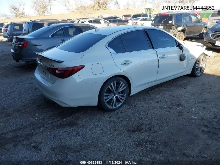 2018 Infiniti Q50 3.0T Sport VIN: JN1EV7AR8JM444852 Lot: 40882483