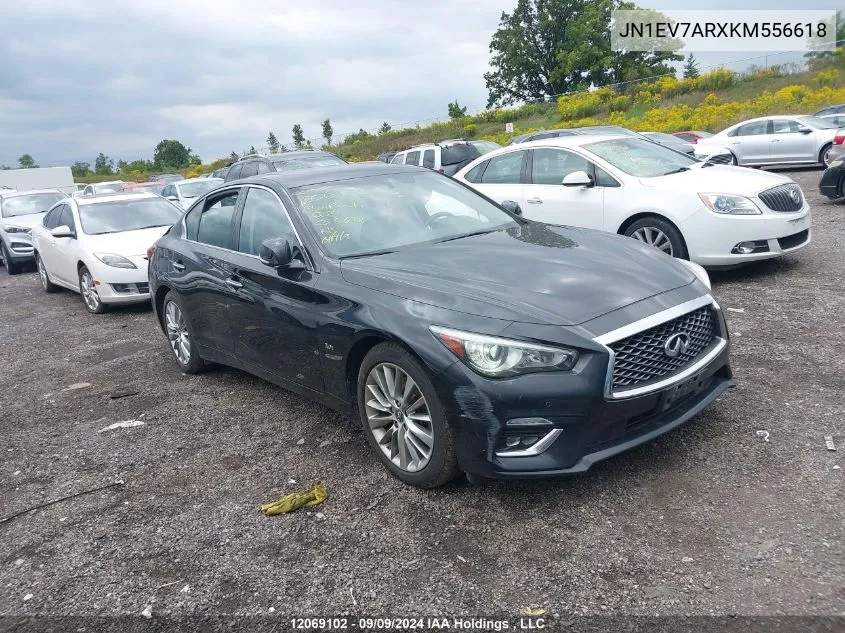 2019 Infiniti Q50 VIN: JN1EV7ARXKM556618 Lot: 12069102