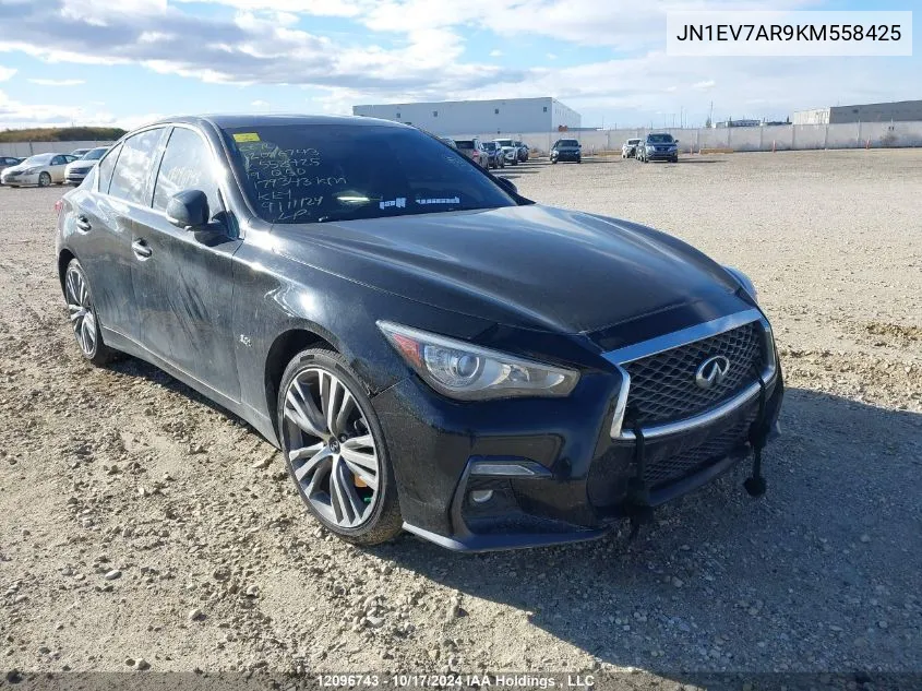 2019 Infiniti Q50 VIN: JN1EV7AR9KM558425 Lot: 12096743