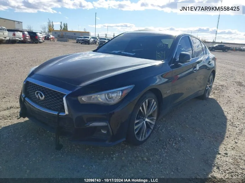 2019 Infiniti Q50 VIN: JN1EV7AR9KM558425 Lot: 12096743