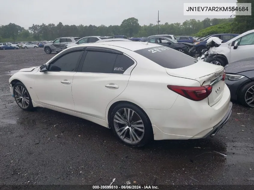 JN1EV7AR2KM554684 2019 Infiniti Q50 3.0T Sport