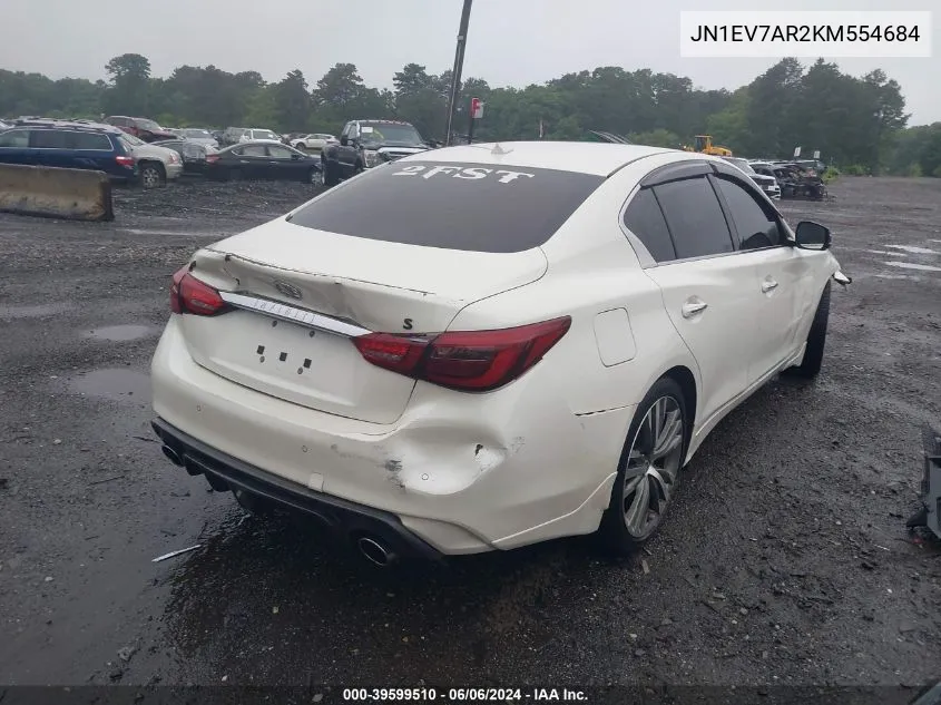 JN1EV7AR2KM554684 2019 Infiniti Q50 3.0T Sport