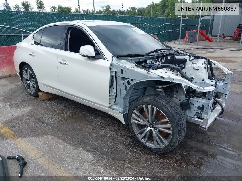 JN1EV7AR9KM550857 2019 Infiniti Q50 3.0T Sport