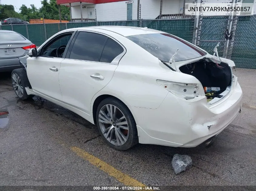 JN1EV7AR9KM550857 2019 Infiniti Q50 3.0T Sport