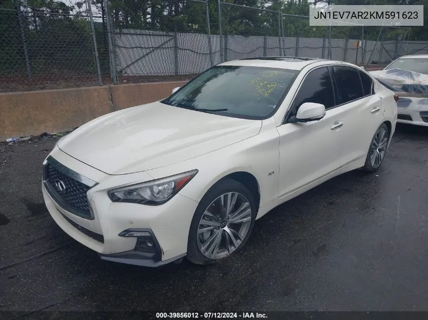 JN1EV7AR2KM591623 2019 Infiniti Q50 3.0T Sport