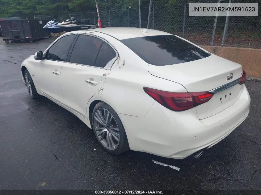 JN1EV7AR2KM591623 2019 Infiniti Q50 3.0T Sport