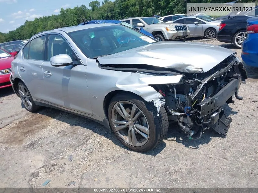 2019 Infiniti Q50 3.0T Signature Edition VIN: JN1EV7ARXKM591823 Lot: 39992758