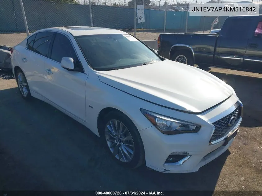 JN1EV7AP4KM516842 2019 Infiniti Q50 3.0T Luxe