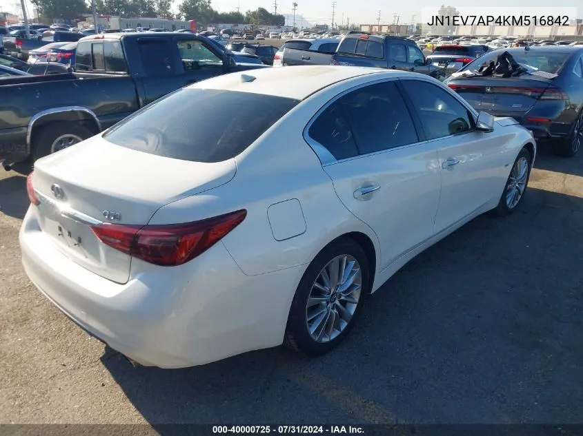 JN1EV7AP4KM516842 2019 Infiniti Q50 3.0T Luxe