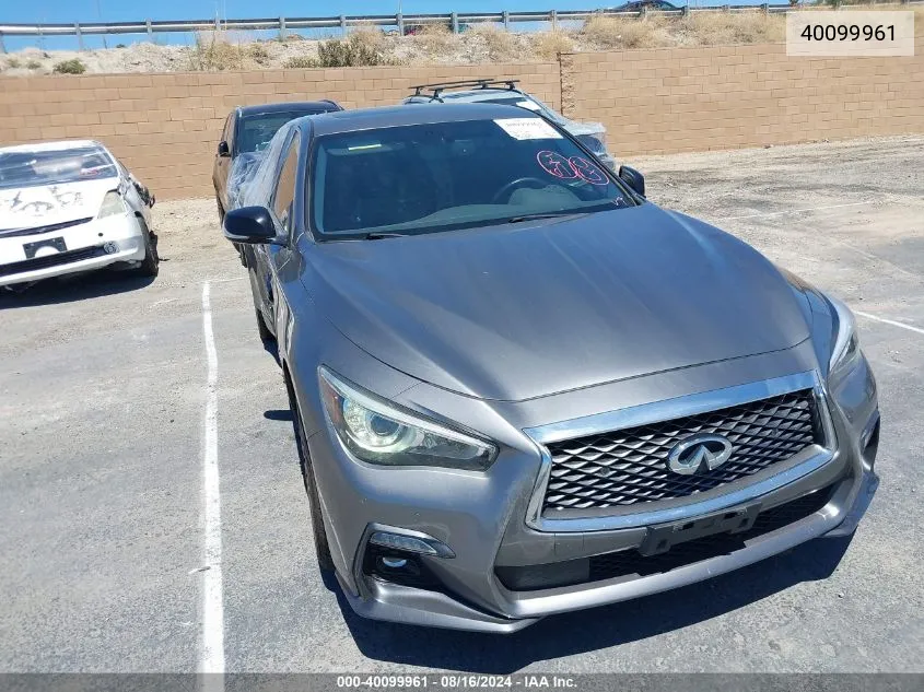 2019 Infiniti Q50 3.0T Red Sport 400 VIN: JN1FV7APXKM760550 Lot: 40099961