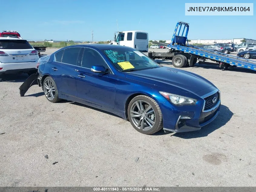 2019 Infiniti Q50 3.0T Signature Edition VIN: JN1EV7AP8KM541064 Lot: 40111943