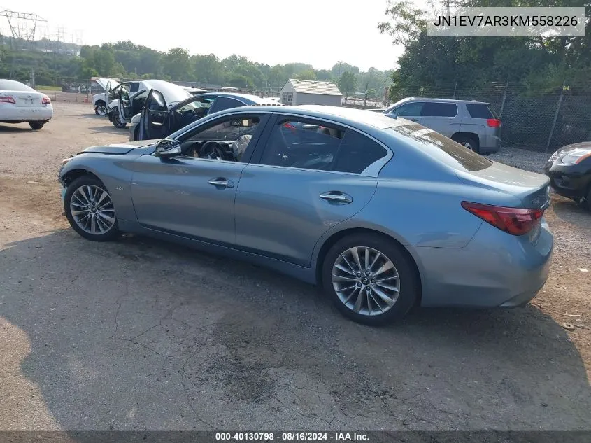 JN1EV7AR3KM558226 2019 Infiniti Q50 3.0T Luxe