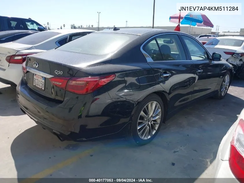 JN1EV7AP4KM511284 2019 Infiniti Q50 3.0T Luxe