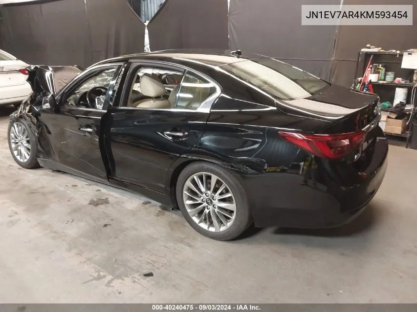 JN1EV7AR4KM593454 2019 Infiniti Q50 3.0T Luxe