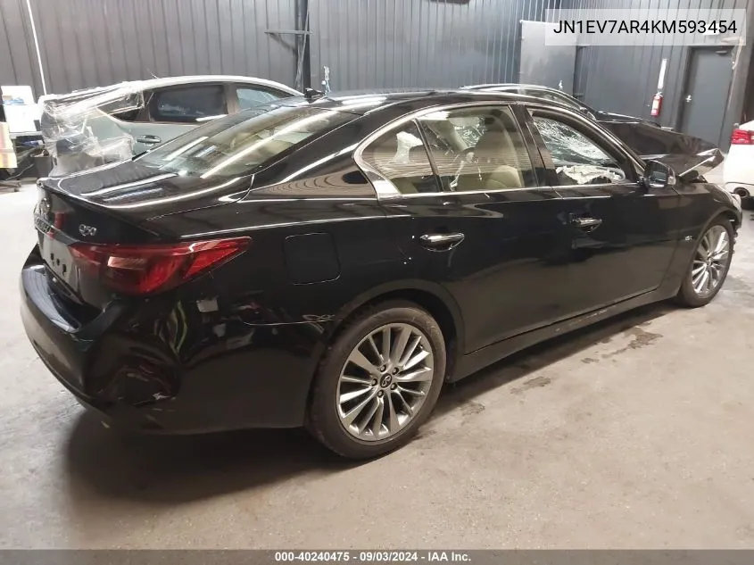 JN1EV7AR4KM593454 2019 Infiniti Q50 3.0T Luxe