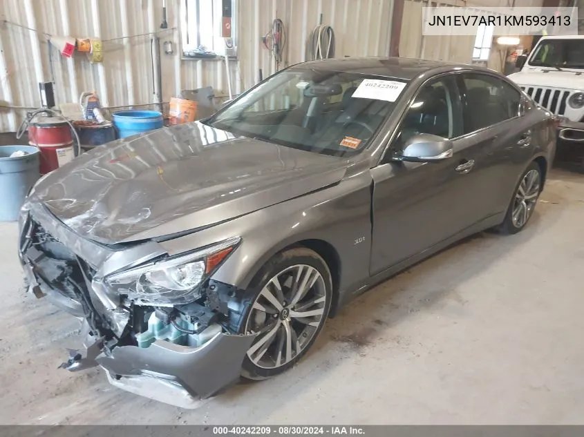 JN1EV7AR1KM593413 2019 Infiniti Q50 3.0T Sport