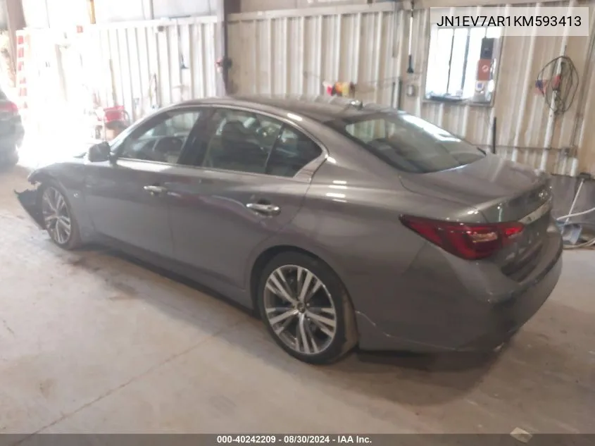 JN1EV7AR1KM593413 2019 Infiniti Q50 3.0T Sport