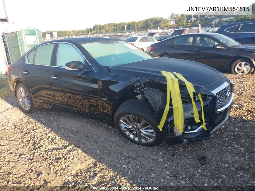 JN1EV7AR1KM554515 2019 Infiniti Q50 3.0T Luxe