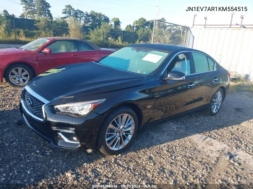 JN1EV7AR1KM554515 2019 Infiniti Q50 3.0T Luxe