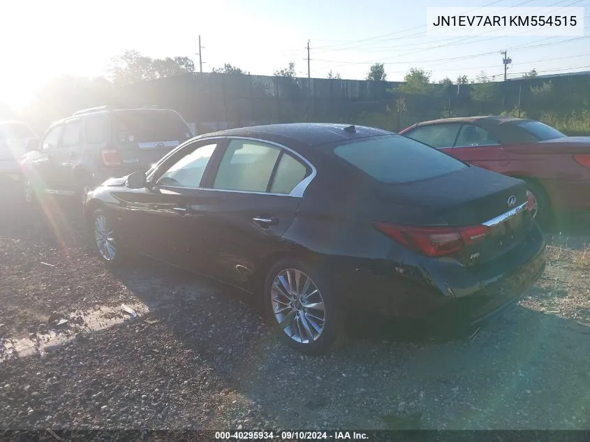 JN1EV7AR1KM554515 2019 Infiniti Q50 3.0T Luxe