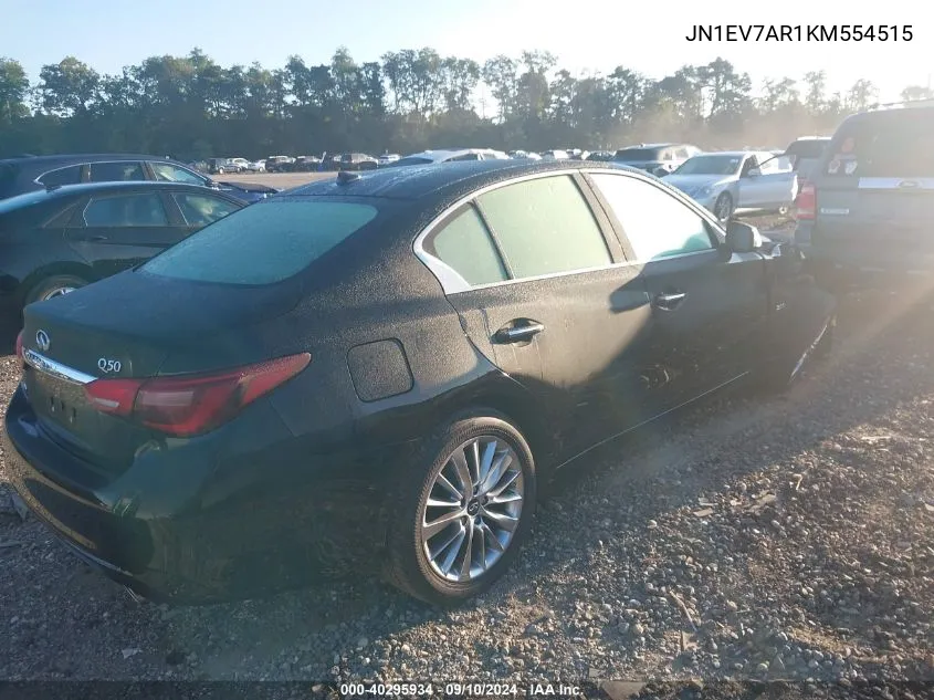 JN1EV7AR1KM554515 2019 Infiniti Q50 3.0T Luxe