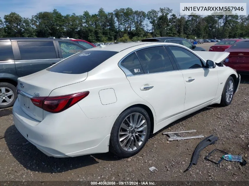 JN1EV7ARXKM557946 2019 Infiniti Q50 3.0T Luxe