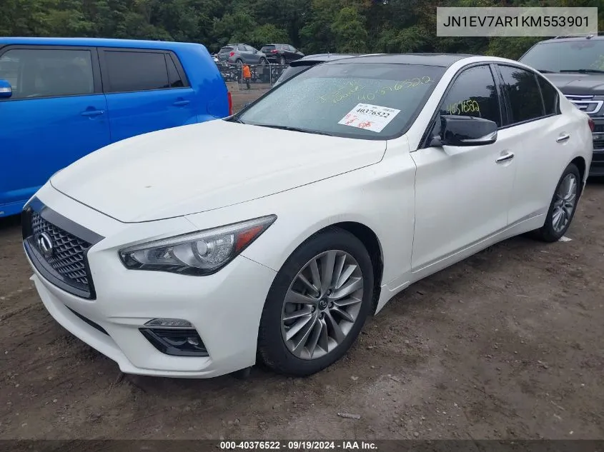 JN1EV7AR1KM553901 2019 Infiniti Q50 3.0T Luxe