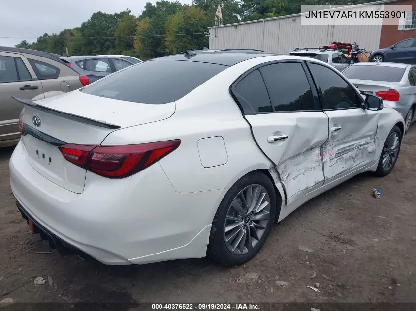 JN1EV7AR1KM553901 2019 Infiniti Q50 3.0T Luxe