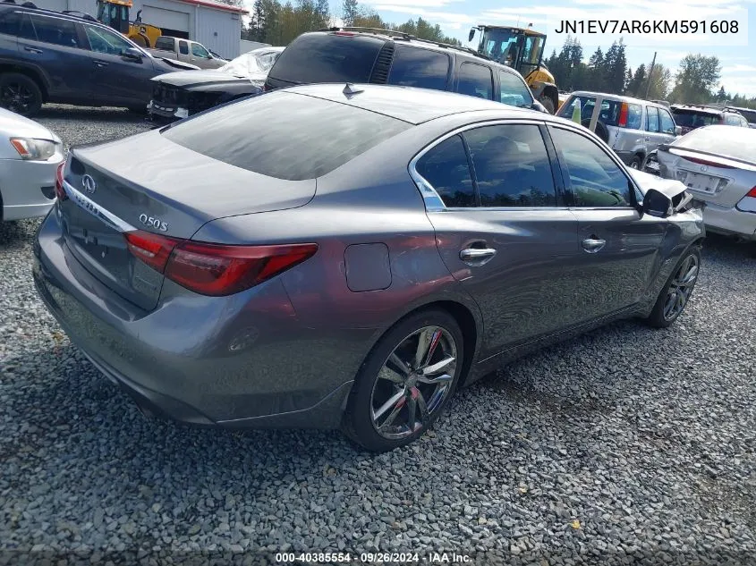 JN1EV7AR6KM591608 2019 Infiniti Q50 3.0T Signature Edition